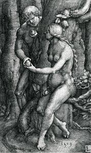 The Fall of Mankind, 1519 by Lucas van Leyden